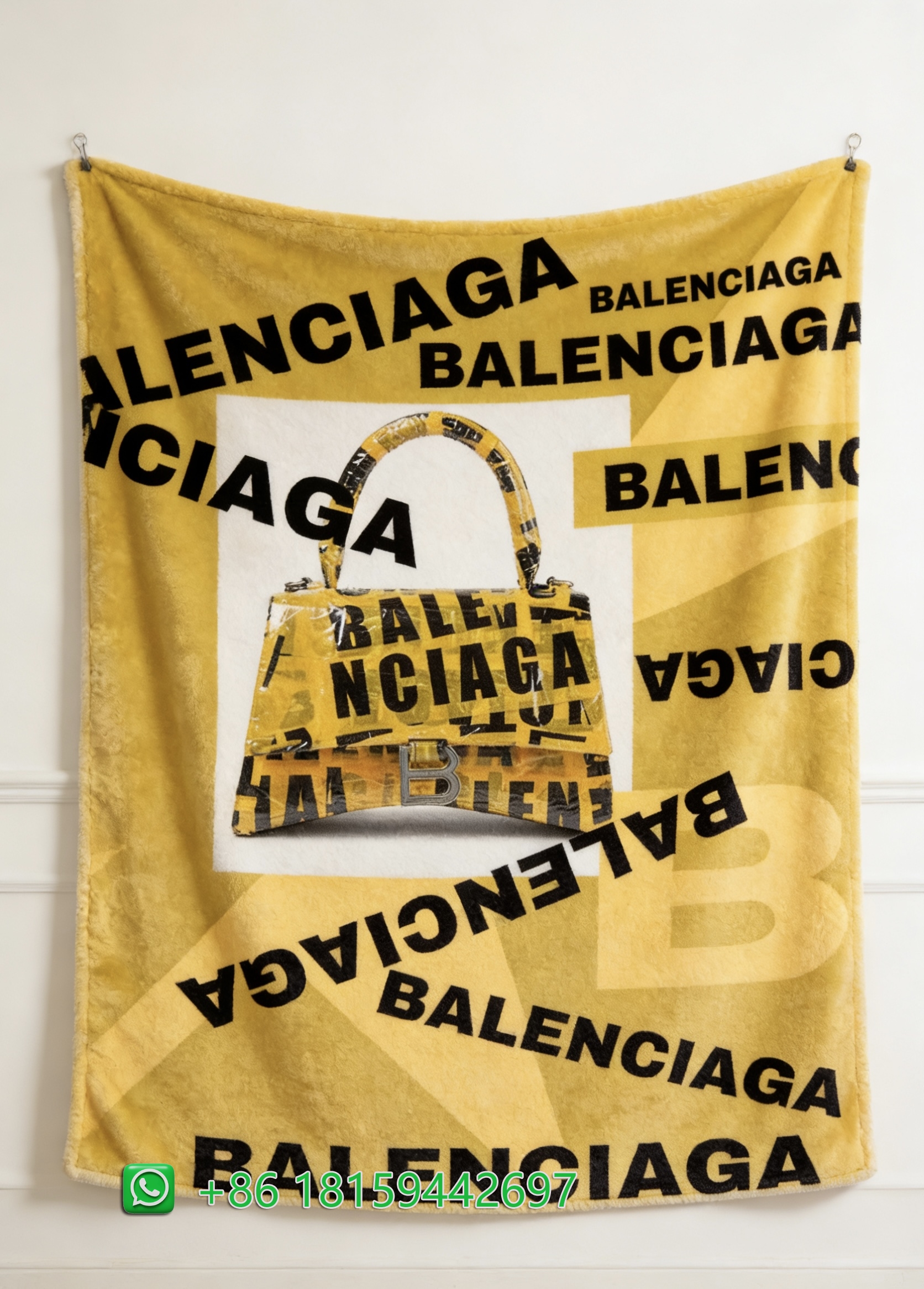 Balenciaga Throw Blankets